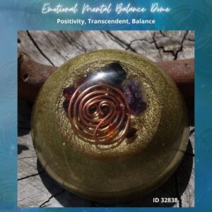 Orgonite Emotional Mental Balance Dome ID 32838