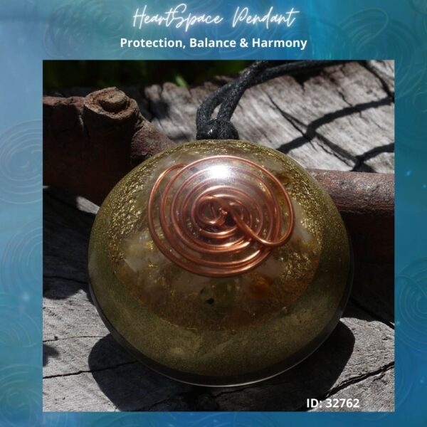 Orgonite Heartspace Pendant ID 32762 - Image 2