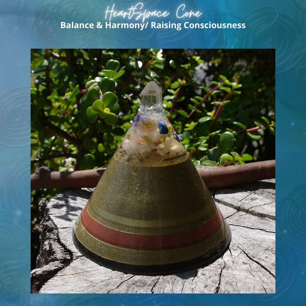 Orgonite Heartspace Cone